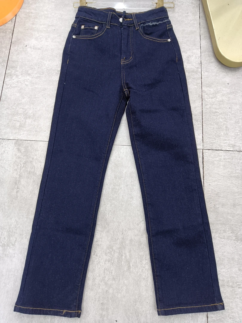 8689秋冬季抓毛底牛仔裤