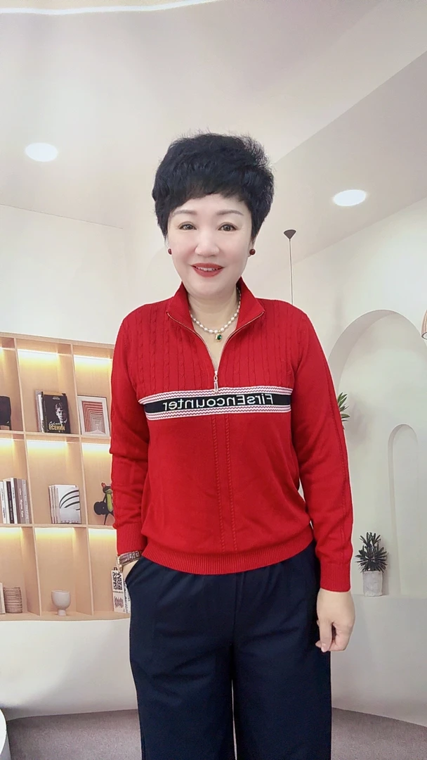 【于姐】2276早秋莱赛尔天丝半高领长袖天丝小衫
