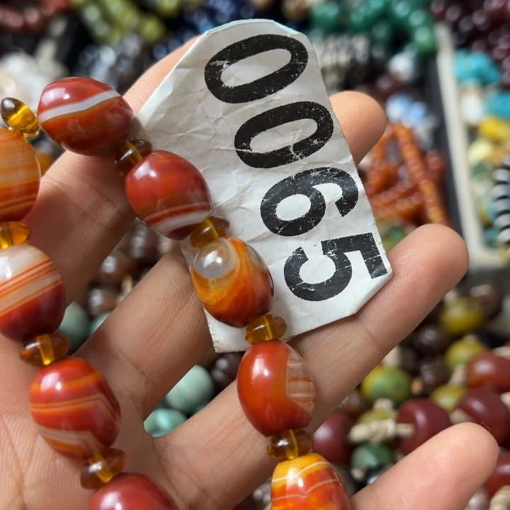 玛瑙/玉髓颈饰未镶嵌二*