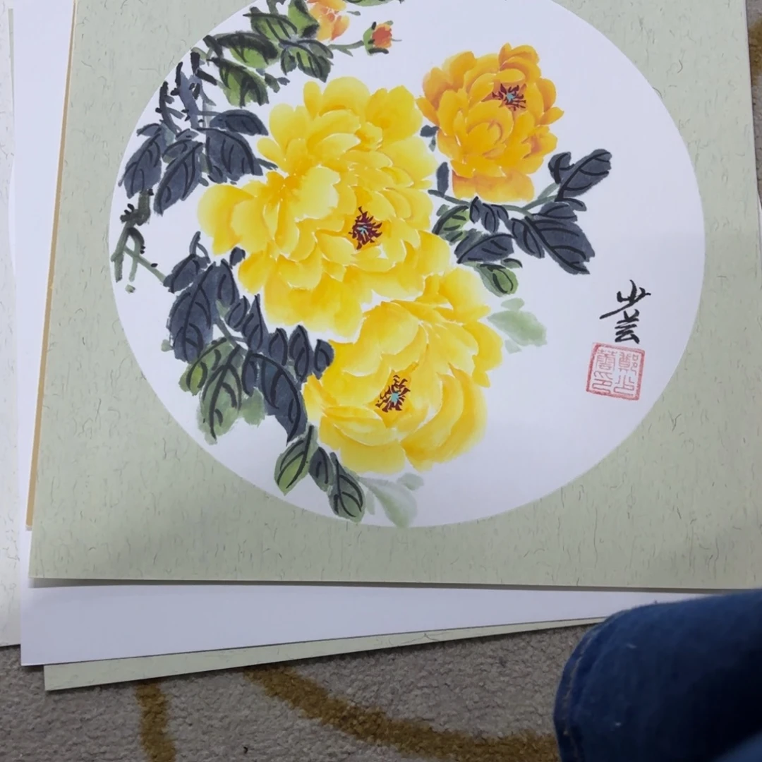 国画33-33卡纸作品艺