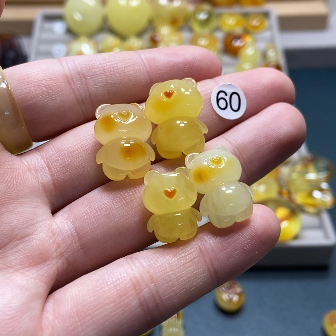 前****裸石琥珀未镶嵌天然琥珀蜜蜡吊坠