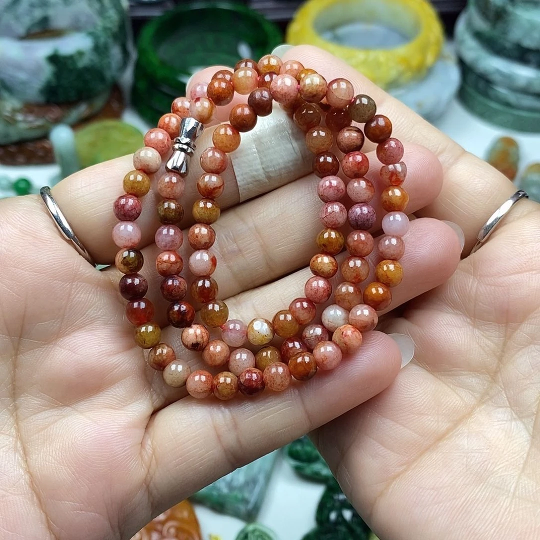 颈饰未镶嵌翡翠妈妈链