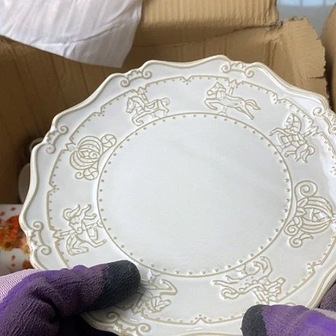 盘陶瓷制品满25拼单发货默认微瑕