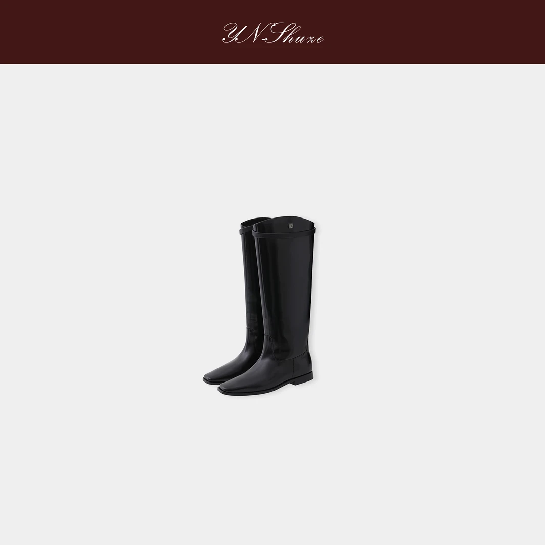 YN-SHUZE时尚气质高筒方头骑士靴YNB-20239-16