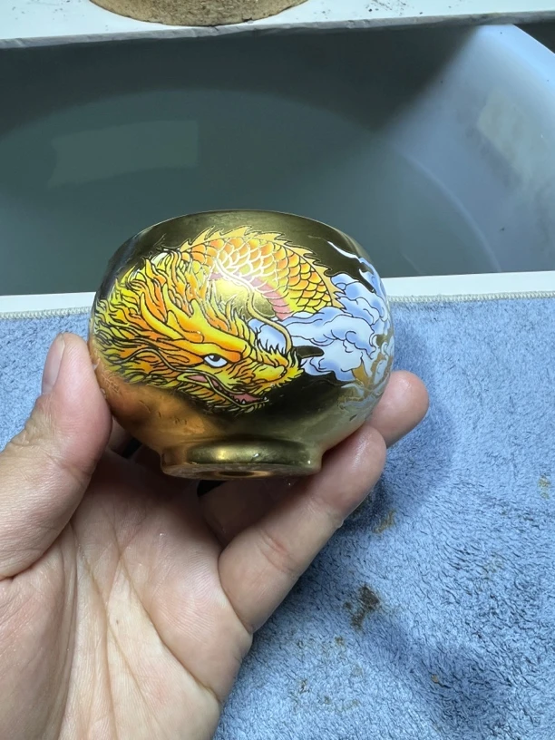 龙腾盛世 茶杯主人杯手工陶瓷茶具