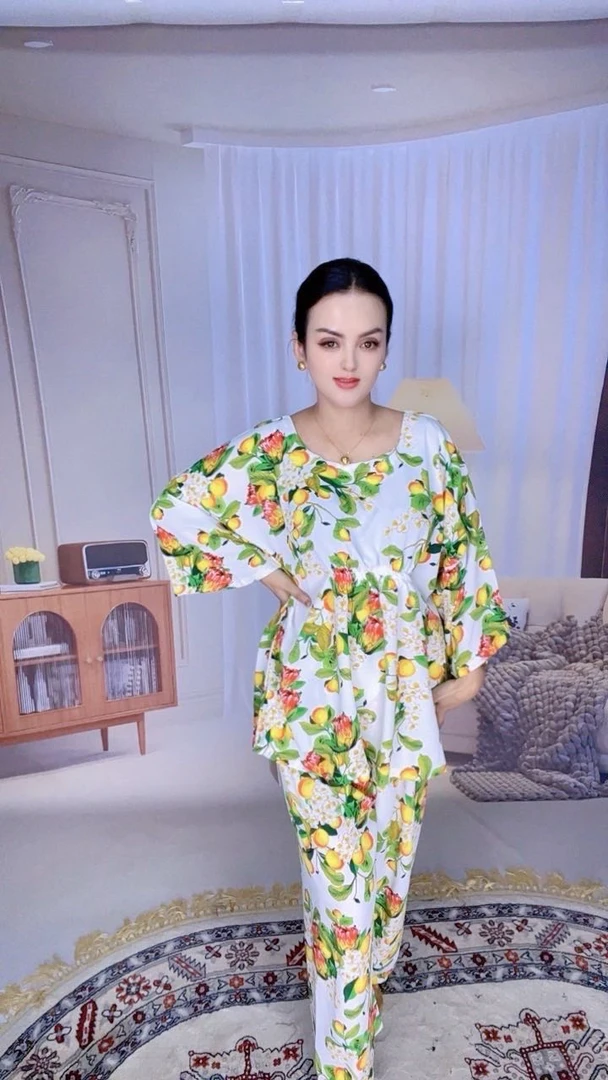 21新款睡衣韩版宽松显瘦家居服两件套
