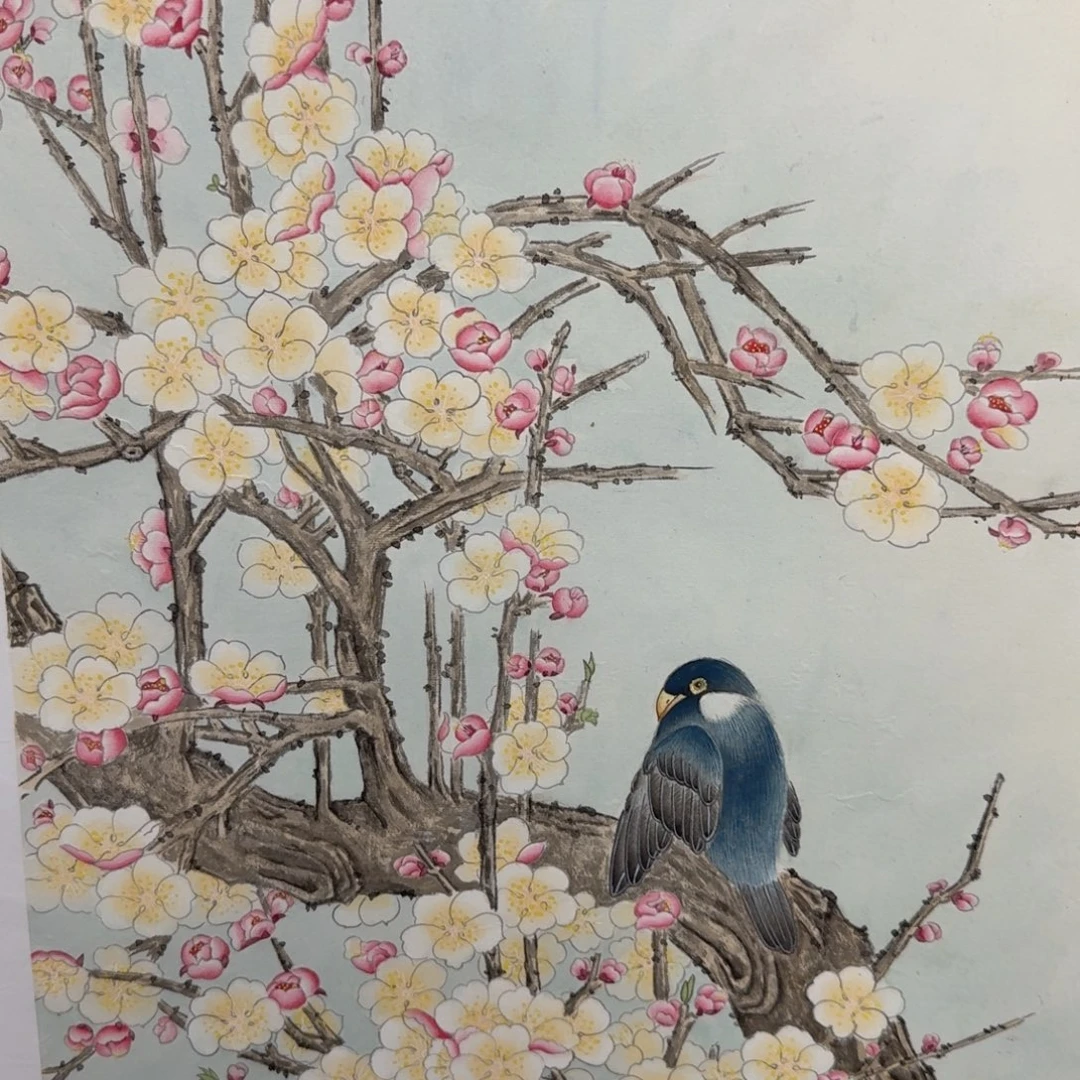 国画国画作品山水花鸟纯手绘