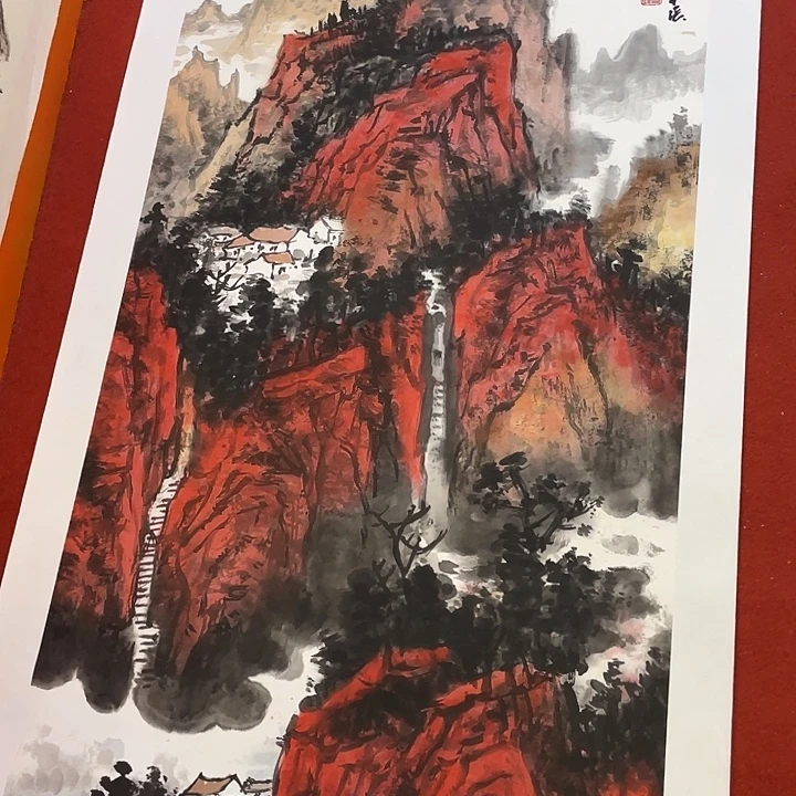 国画张圣敏先生纯手绘作品