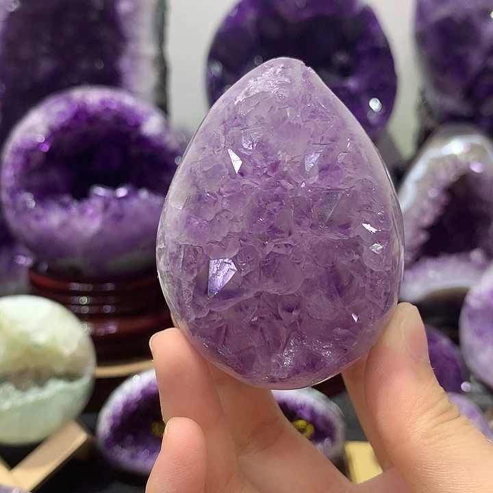 未镶嵌珠宝半成品紫晶
