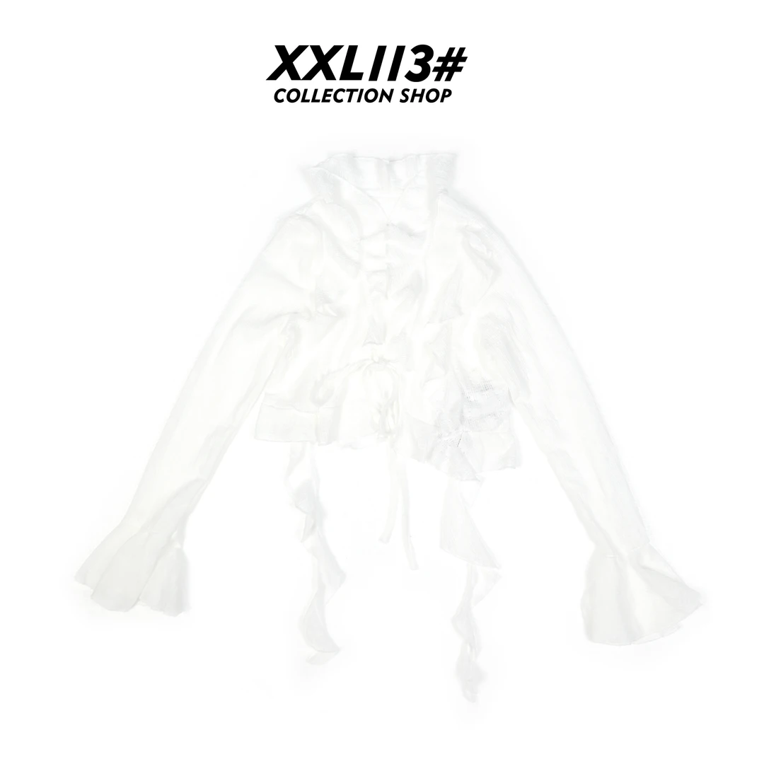 113* CENTRALIZED SHOP衬衫开衫白色X5F27D5962