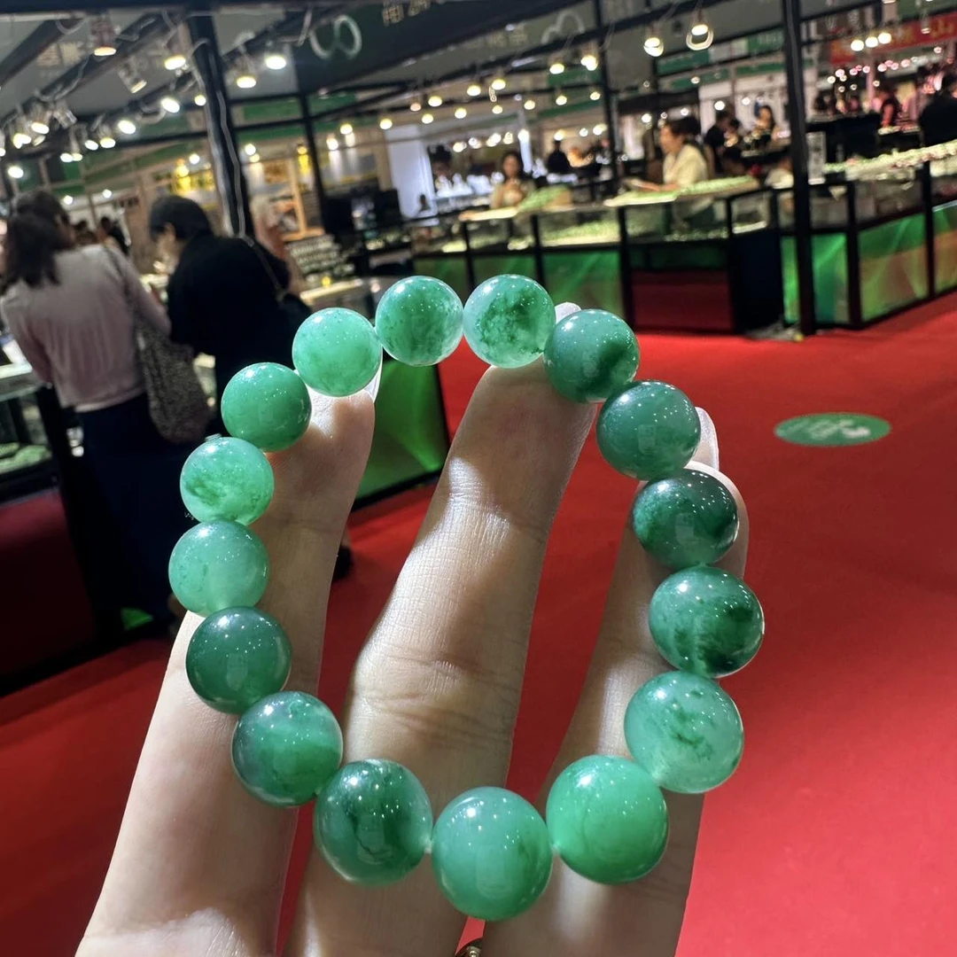 非洲翠手串 约12mm