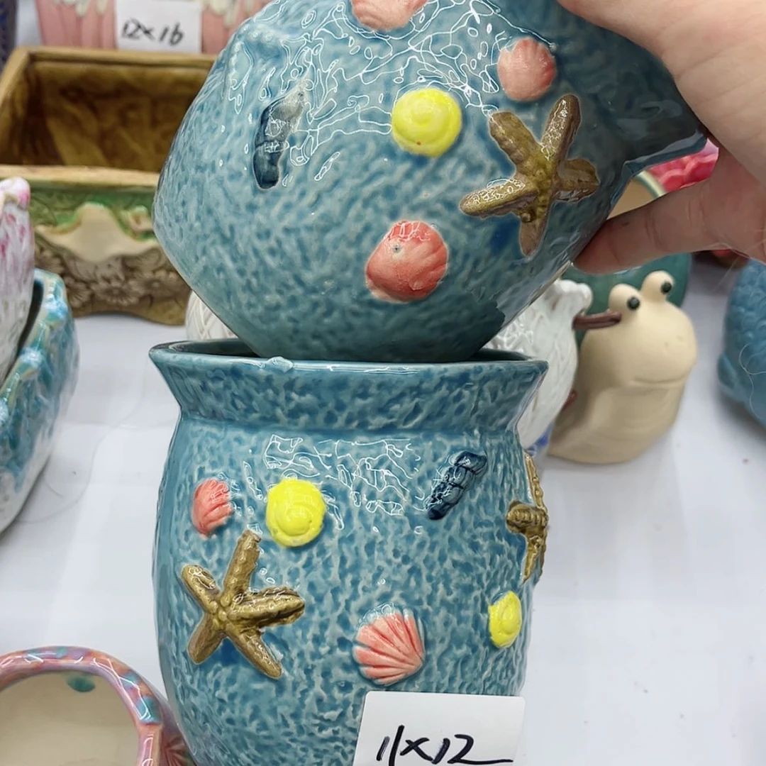 【闪购商品】陶瓷多肉绿植陶瓷花盆