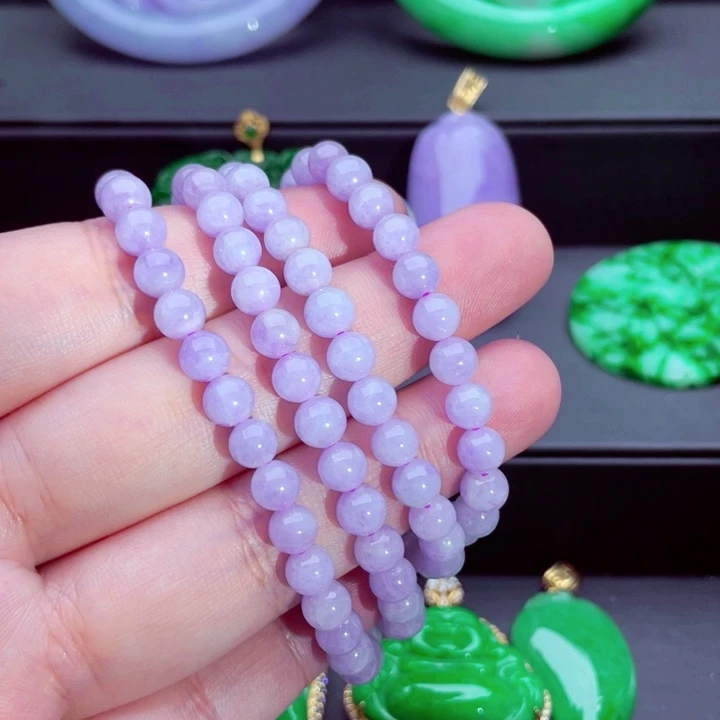 翡翠未镶嵌毛衣链