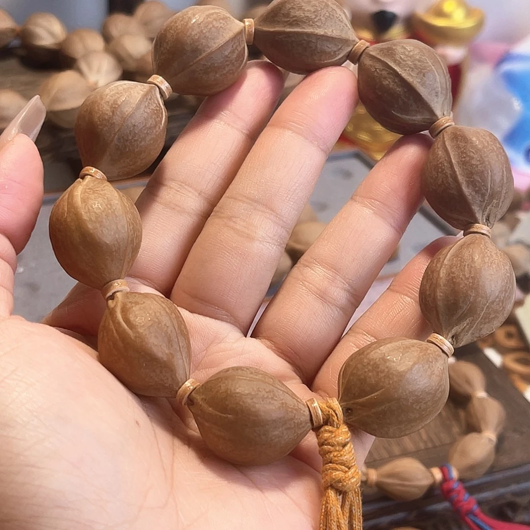 无***夜橄榄核手串/手链梅林