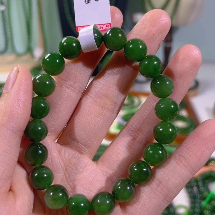 唐***果和田玉（碧玉）未镶嵌颈饰10