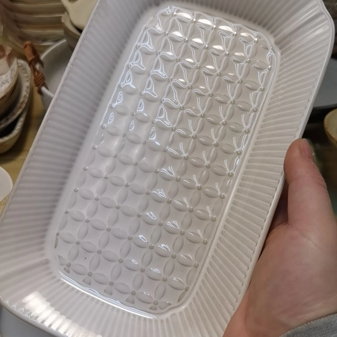 瓷片微瑕奈良长盘三个一组