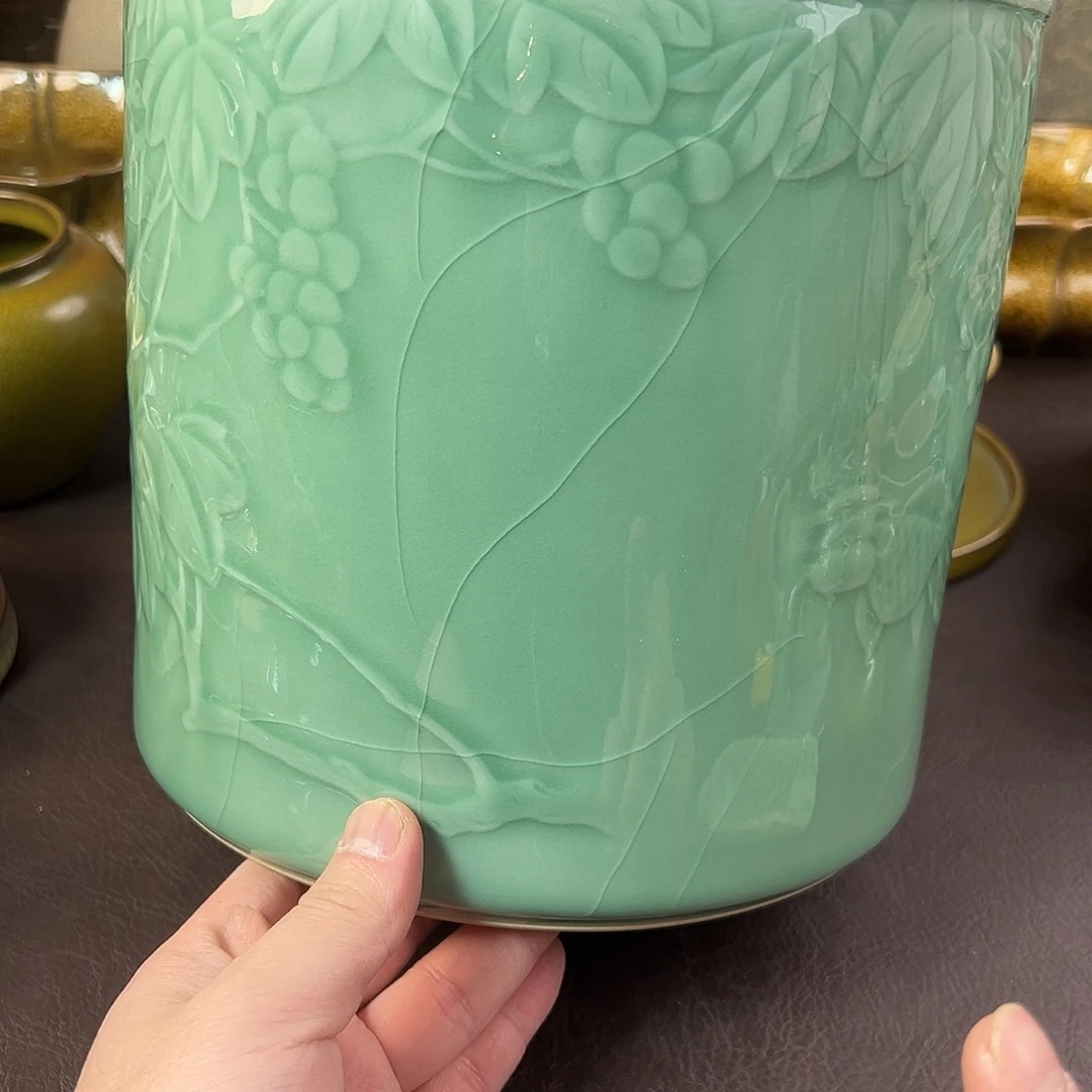 青瓷瓷茶器青瓷茶器微瑕