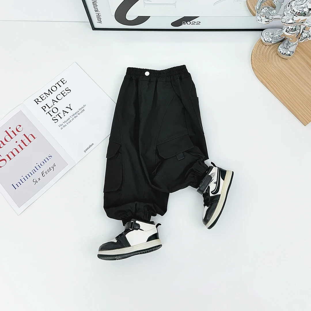 男童裤子春秋款儿童工装裤2025秋季新款秋装 LL3908 悠悠童话童装