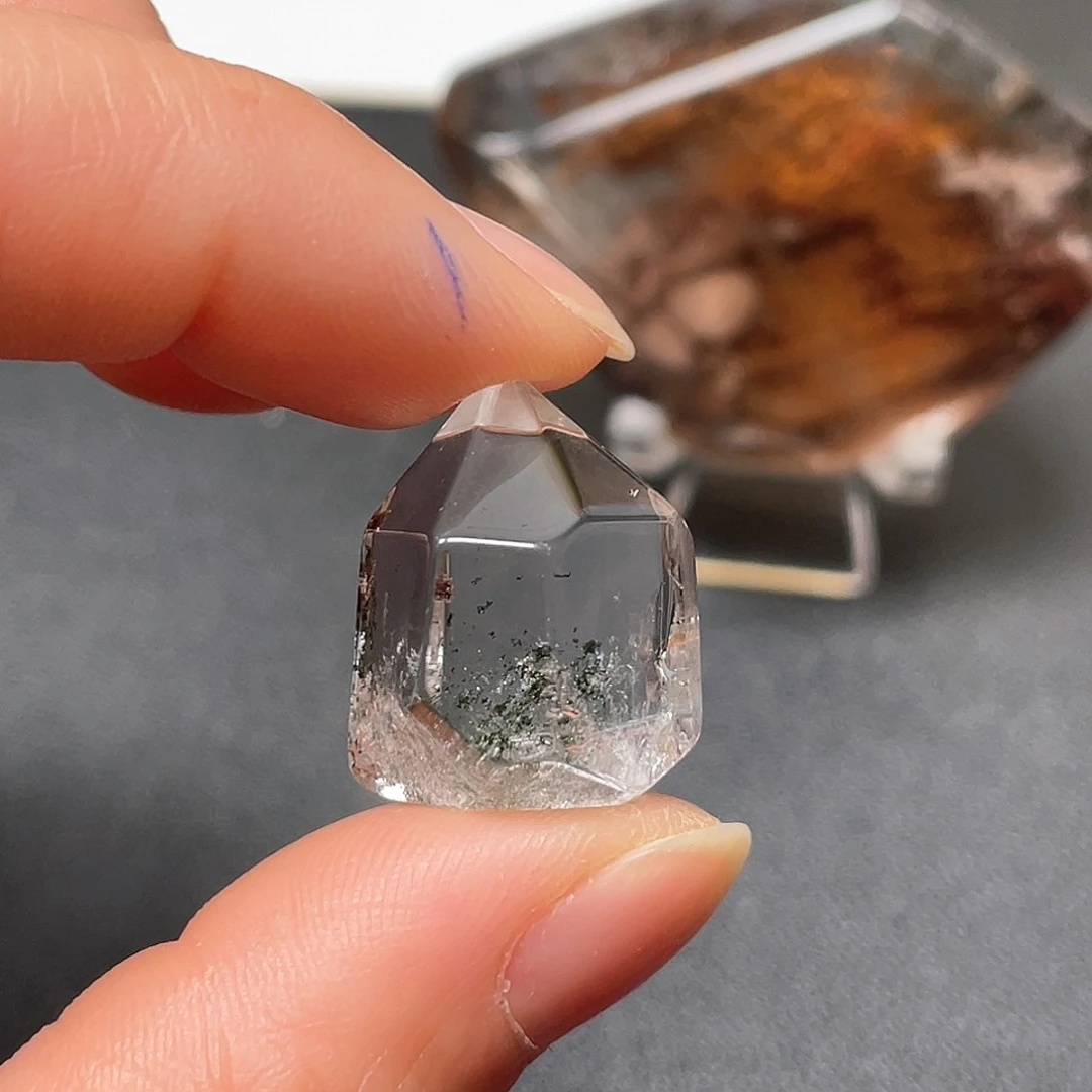 水晶颈饰未镶嵌紫**.