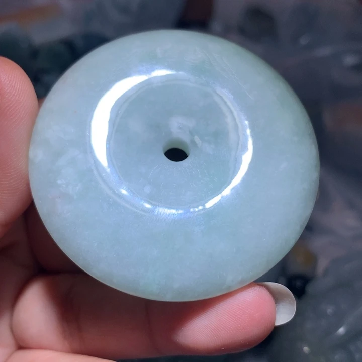 翡翠未镶嵌颈饰保真天然A货翡翠