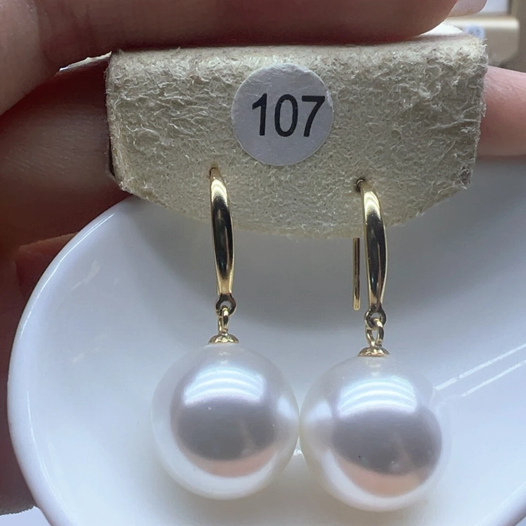 银S925镶嵌淡水珍珠耳饰