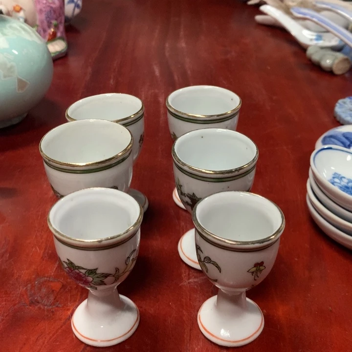 景德镇陶瓷粉彩酒杯