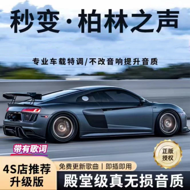 【臻享版】正版授权车载音乐U盘 抖音流行夜店DJ  即插即用
