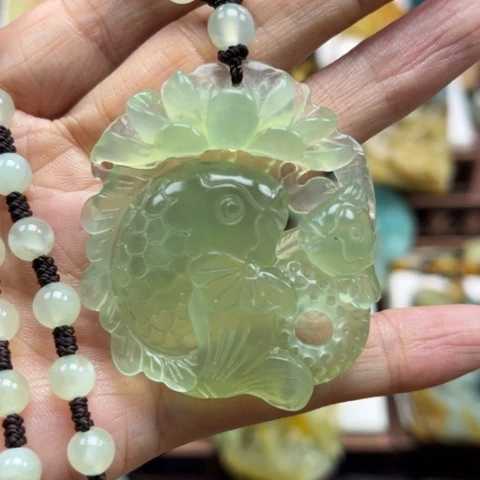 岫玉挂件未镶嵌挂件