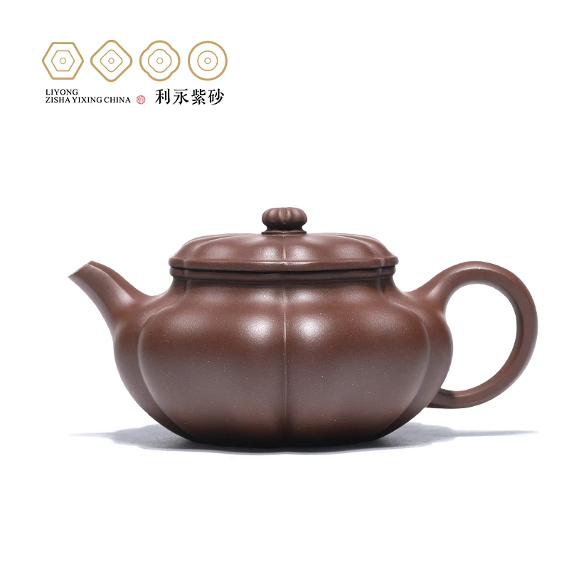 百年利永葵仿古·礼原矿紫泥145CC宜兴紫砂馆藏经典复刻