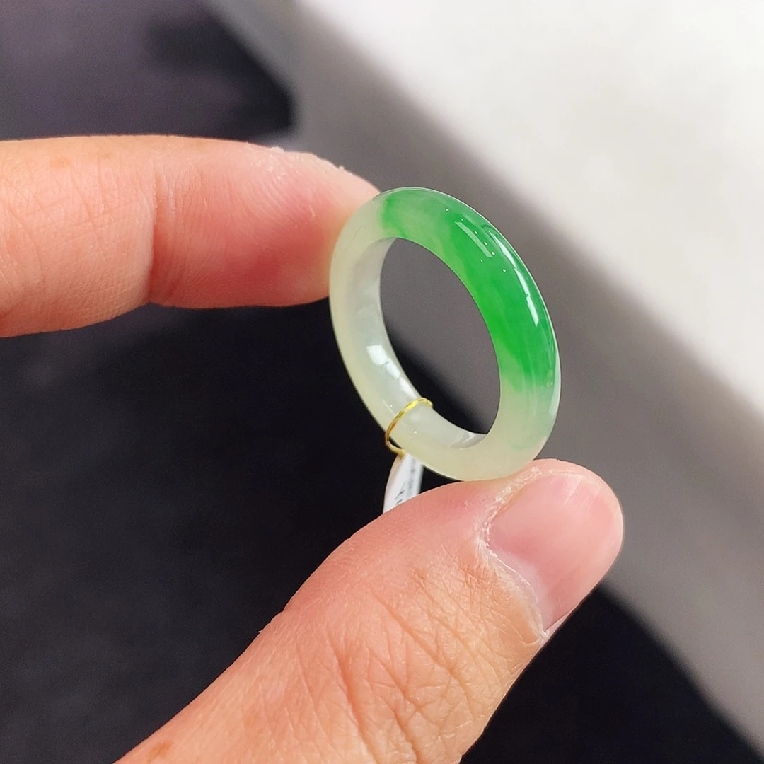 翡翠未镶嵌戒指16-17号