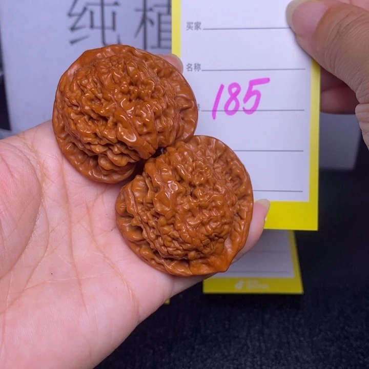 文玩核桃把件185/44官帽