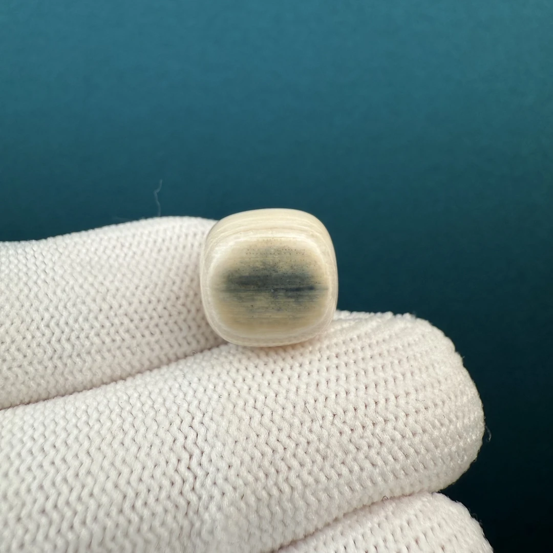 D30-68天然猛犸 蓝眼老型 12*12mm一物一图假一罚十