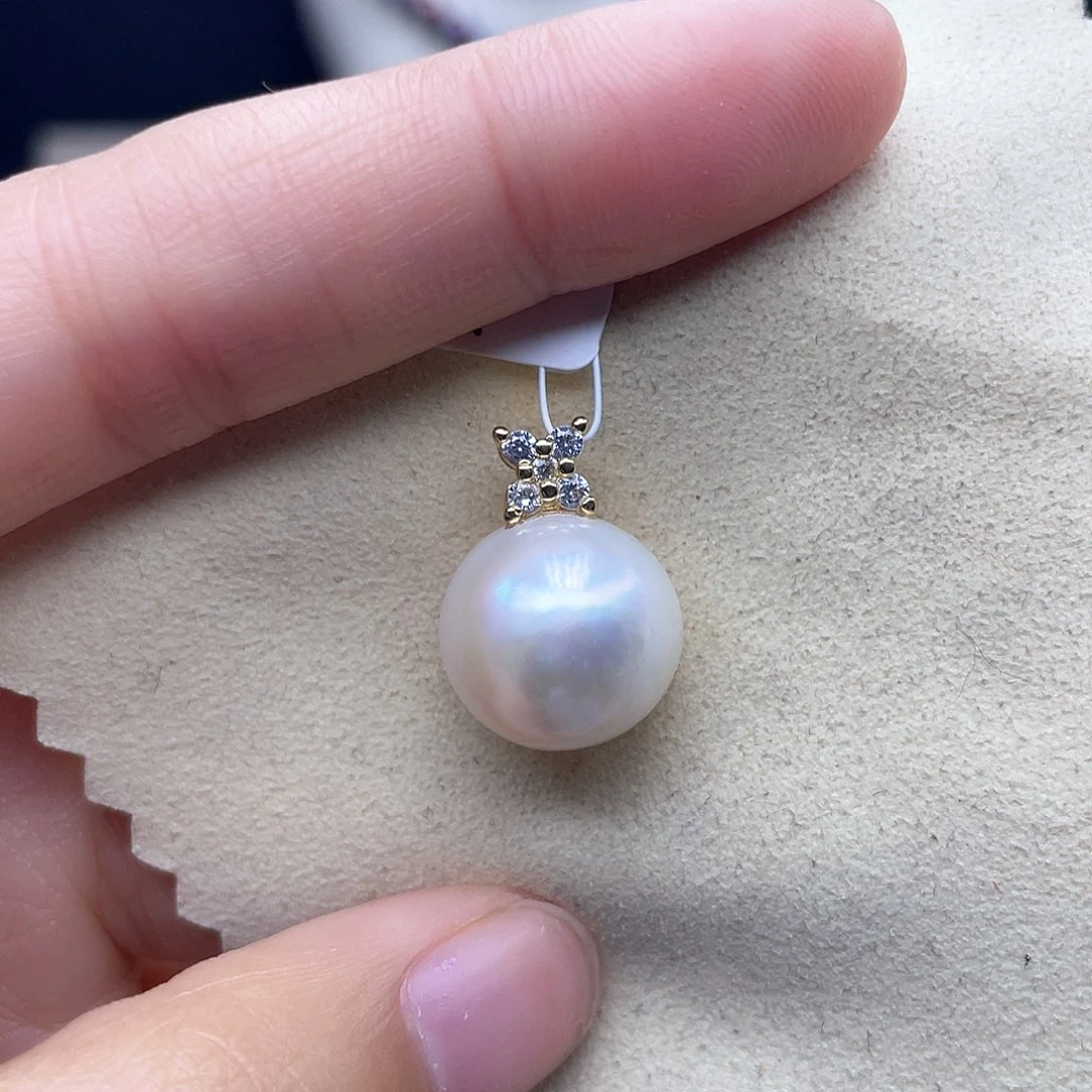 合金淡水珍珠颈饰