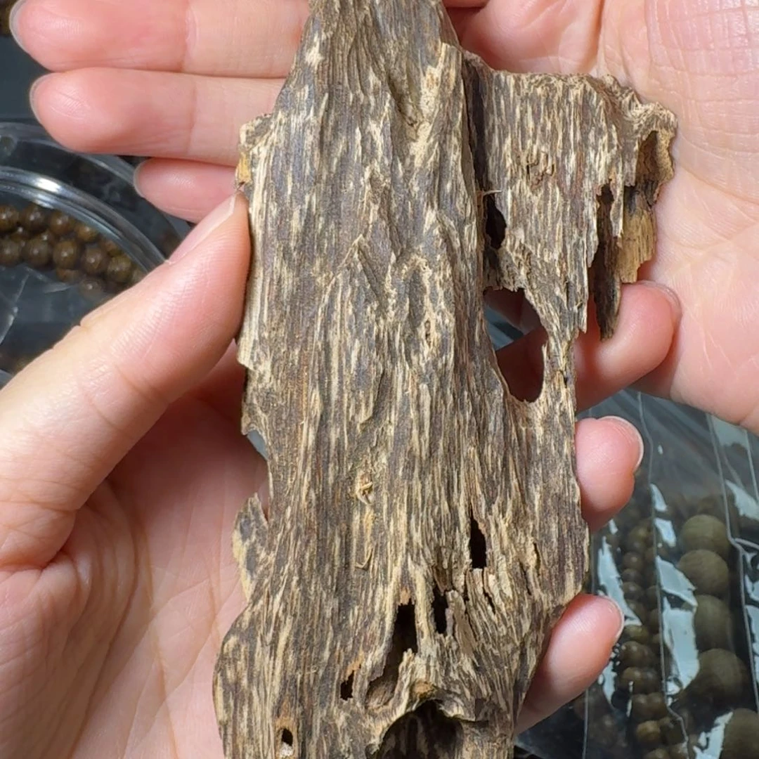 沉香碎屑沉香芽庄虫漏19.1g 熏香煮茶泡8+1 特别甜