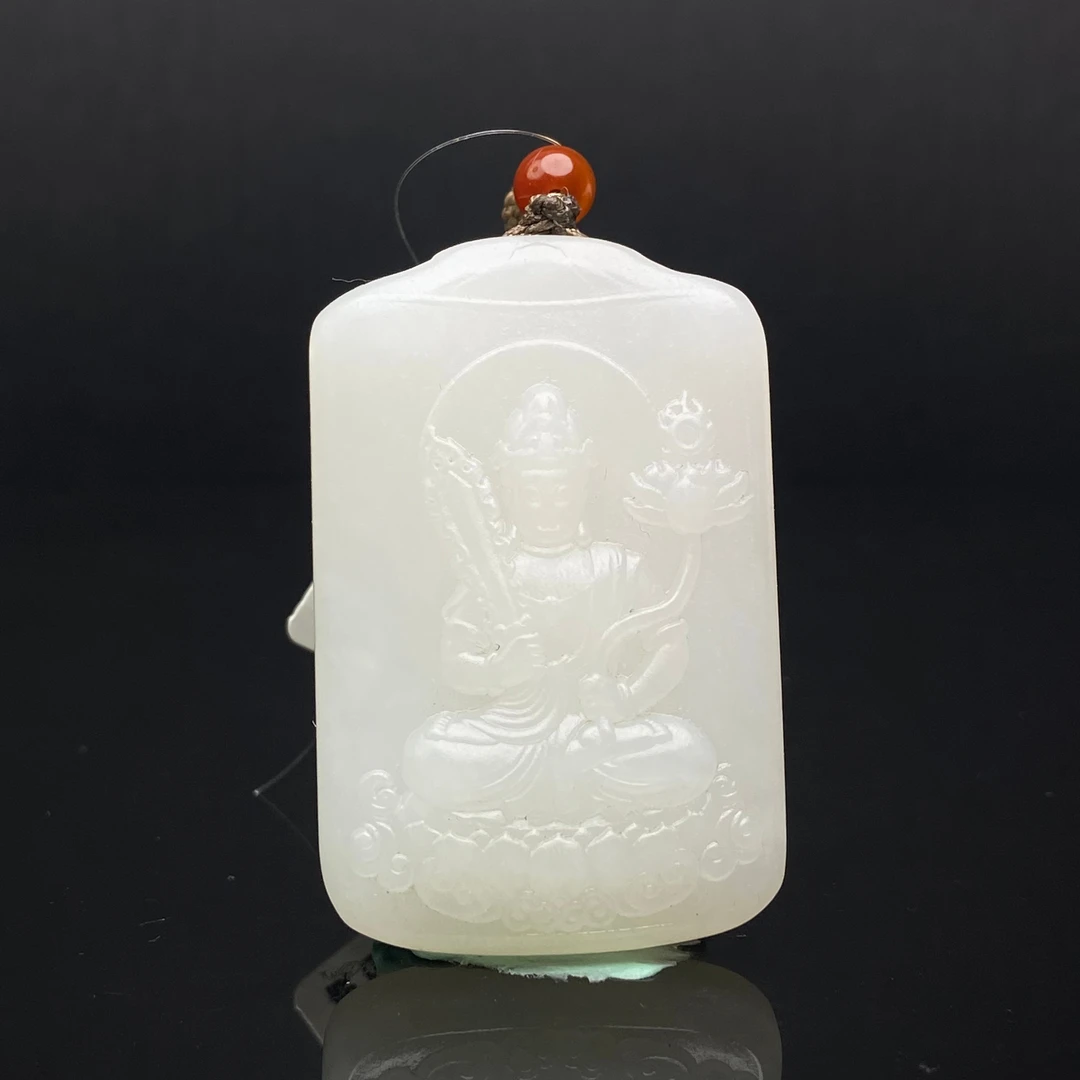 AK10045HC 和田玉文殊显象 /朵云轩