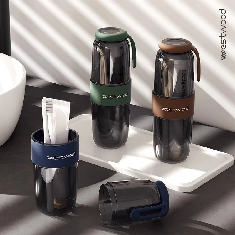 日式旅行洗漱杯便携漱口杯外出家用情侣牙刷牙膏牙具旅行用品套装