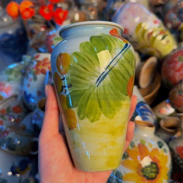 瓷片手工手绘陶瓷细微不一样