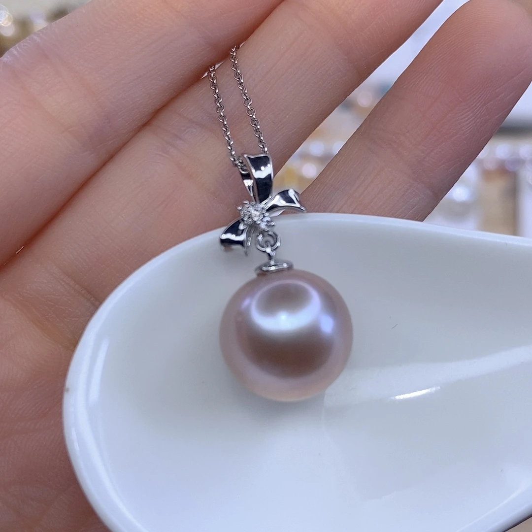 颈饰合金淡水珍珠