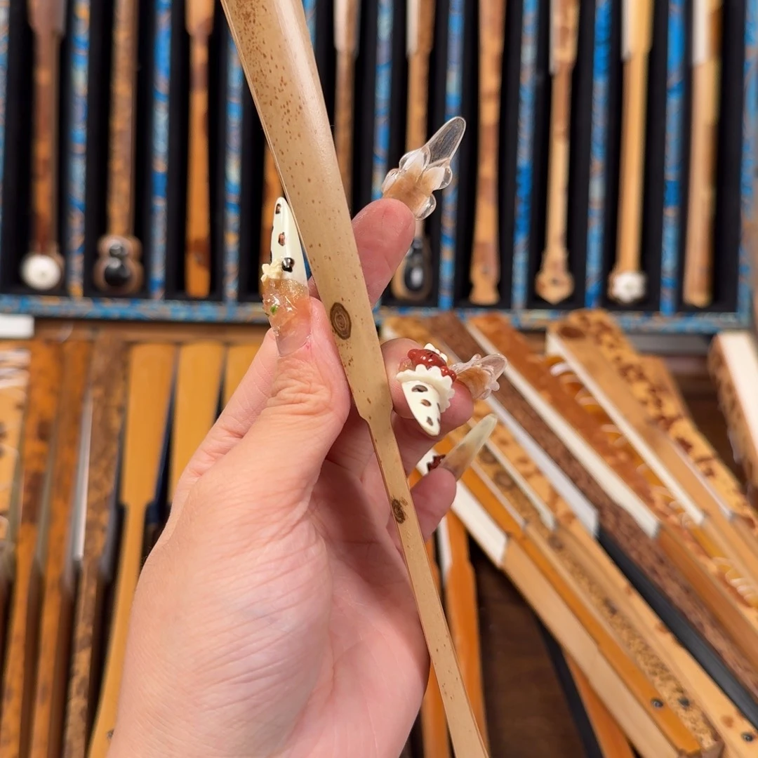 扇子七寸 1.8 18 庙门马牙朱翠凤梅鹿