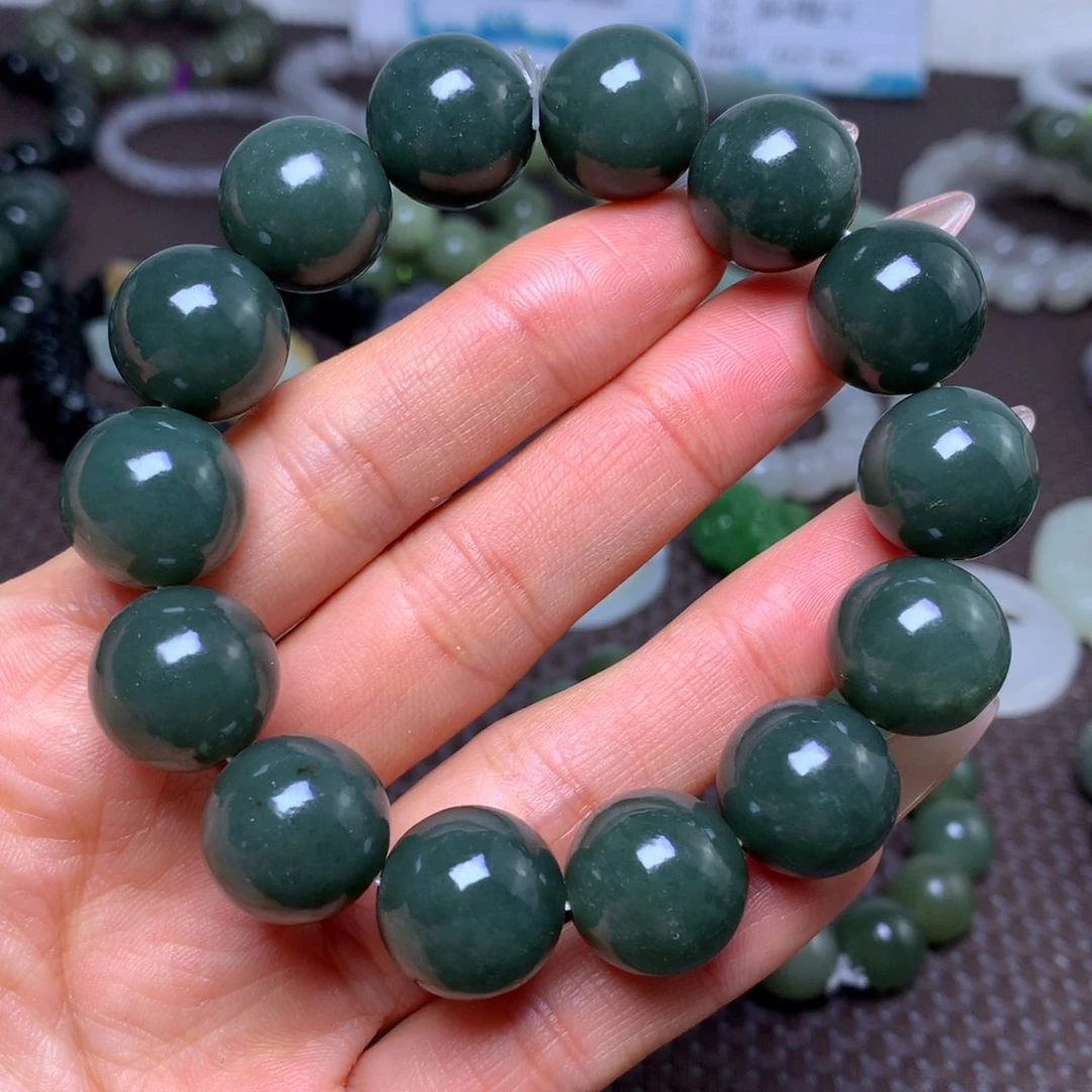 未镶嵌手串和田玉卡16