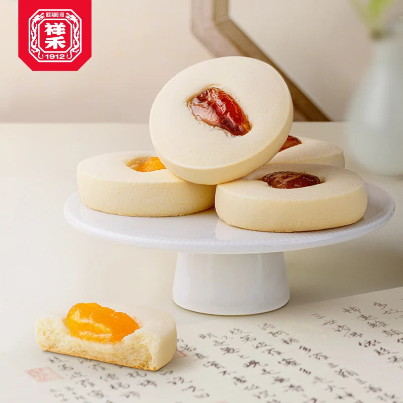 祥禾饽饽铺孙尼额芬奶白糕奶香浓郁糕点宫廷点心美味酸甜零食TZ