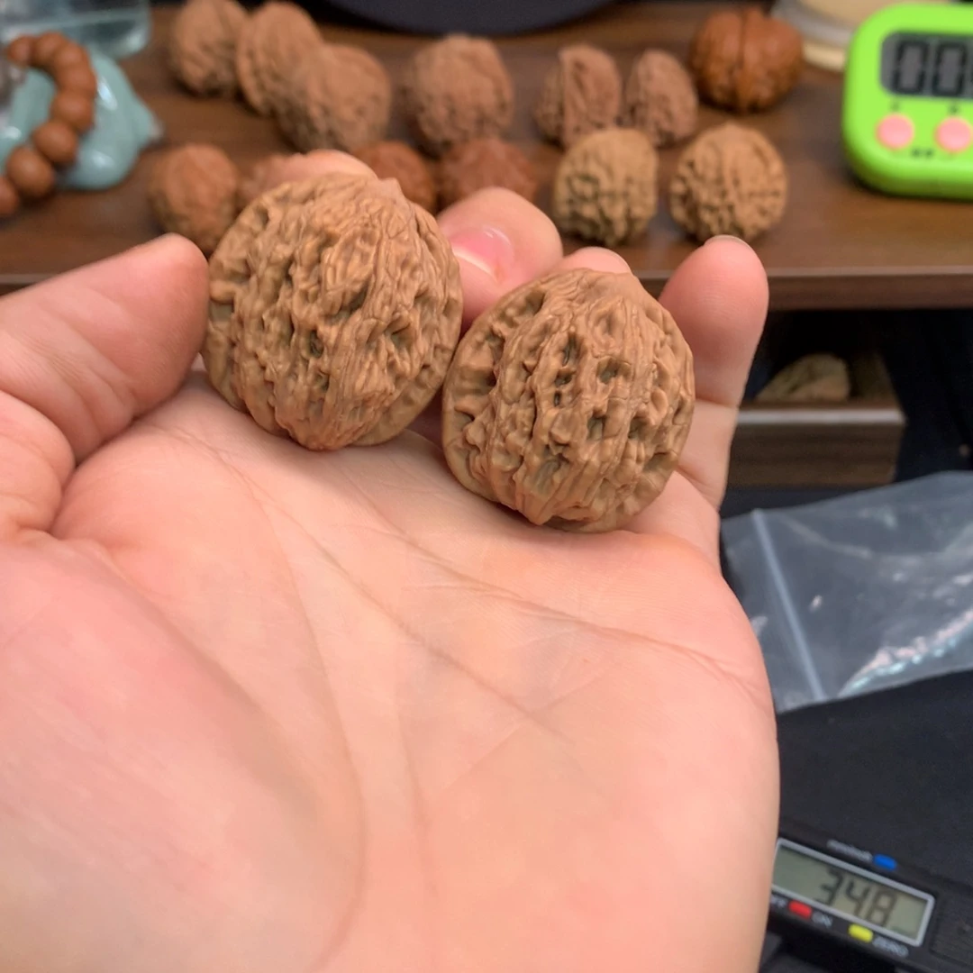 聆****文玩核桃把件32虎头