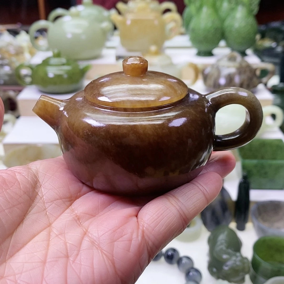 和田玉茶壶未镶嵌