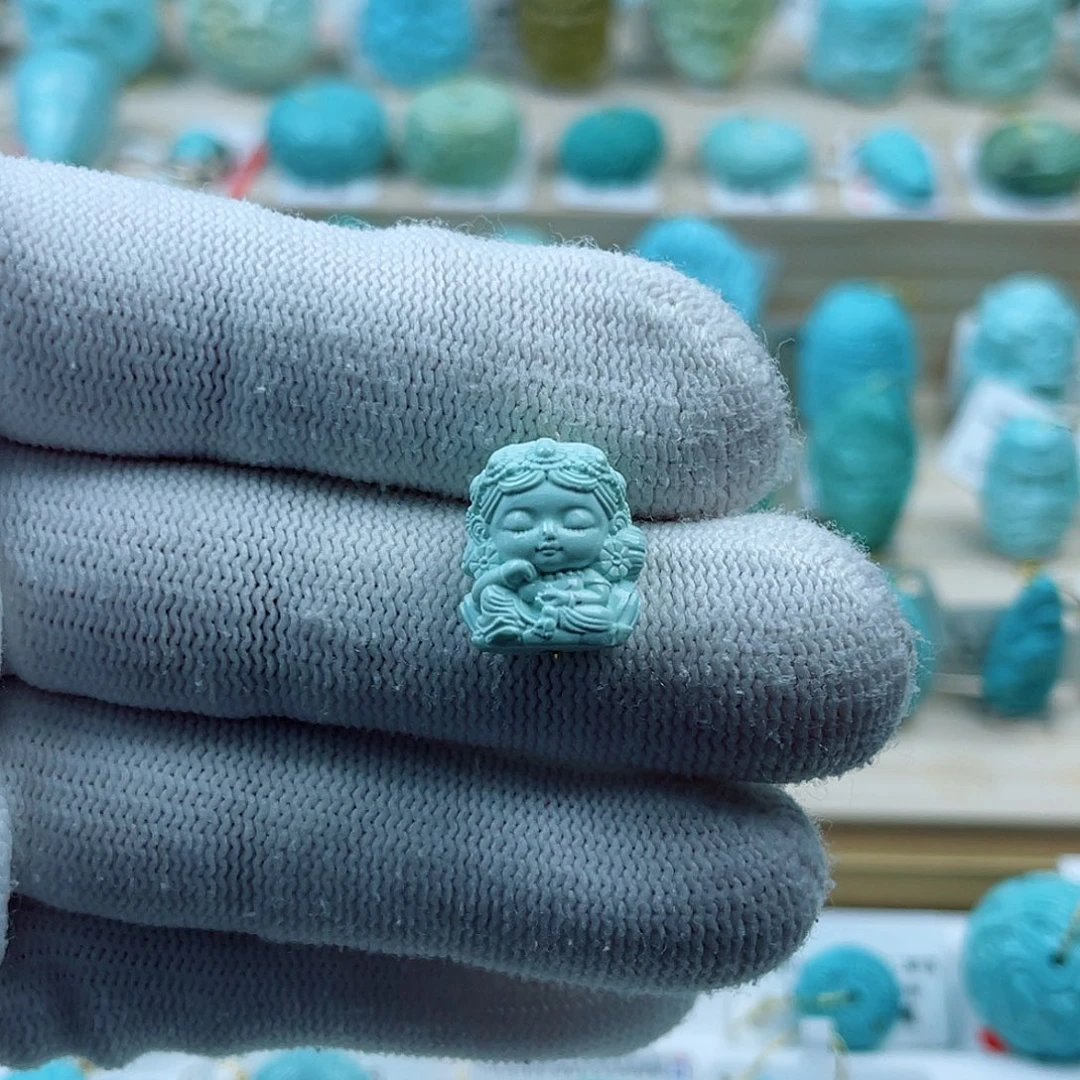 未镶嵌绿松石珠宝奇石