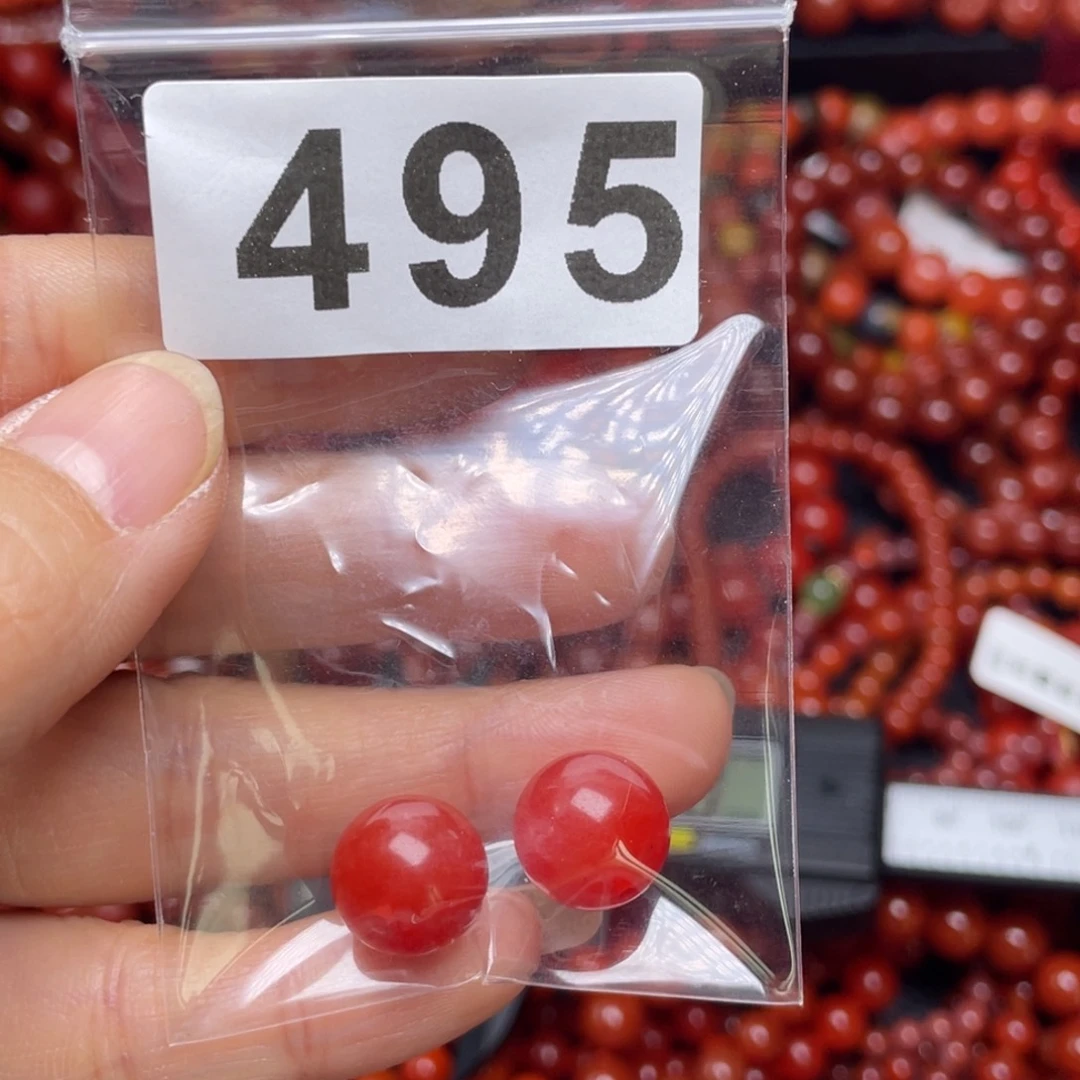 未镶嵌南红玛瑙手链贝*