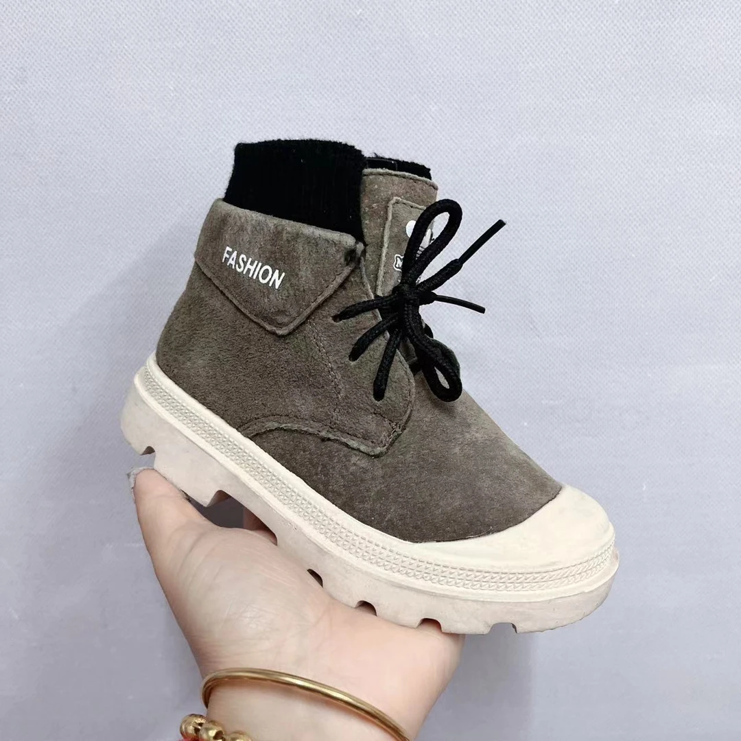 男女宝时尚马丁靴保暖休闲靴短靴 5802（西北）