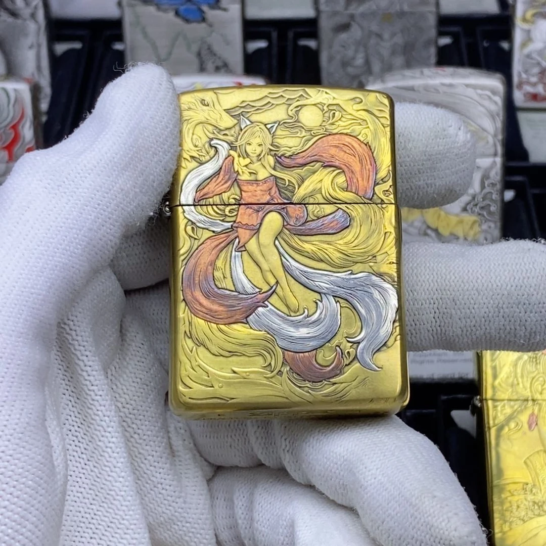铜薛*味zippo打火机