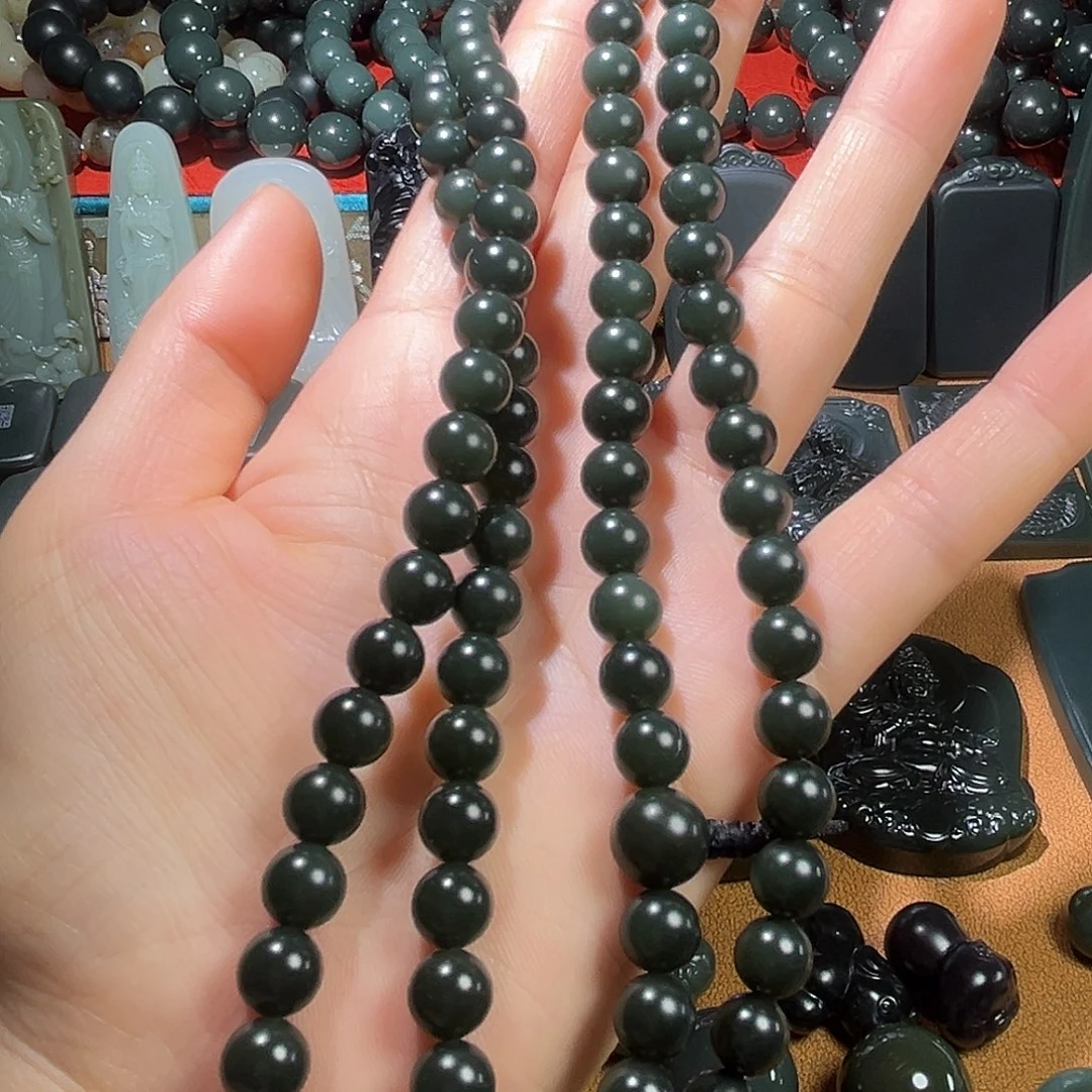 和田玉（青玉）未镶嵌颈饰