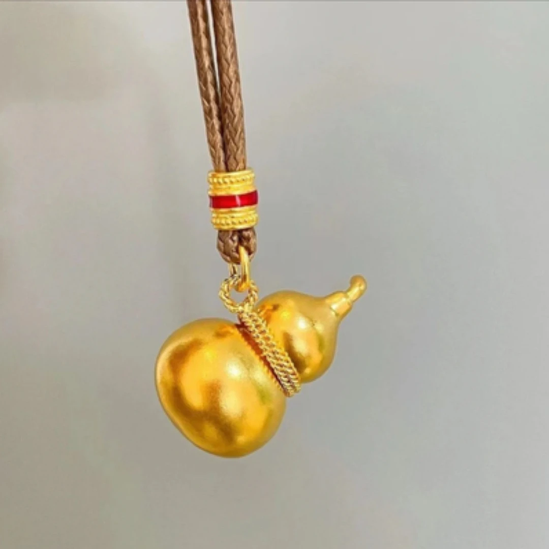 合金吊坠 合金材质 精工葫芦吊坠（编织款）