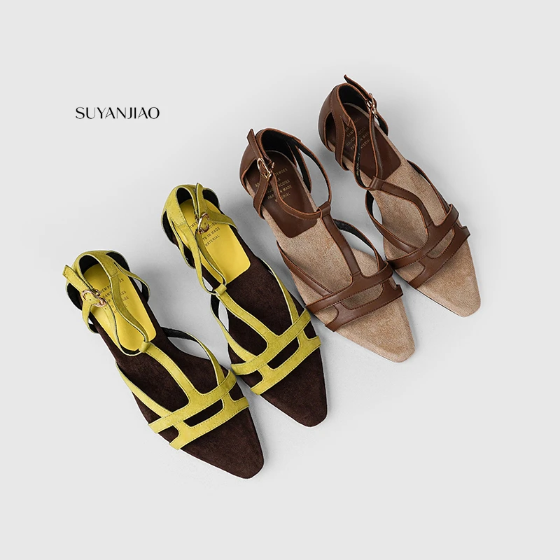 百搭小众鞋子气质尖头绝美小高跟女不累脚高级感洋气2025新款爆款